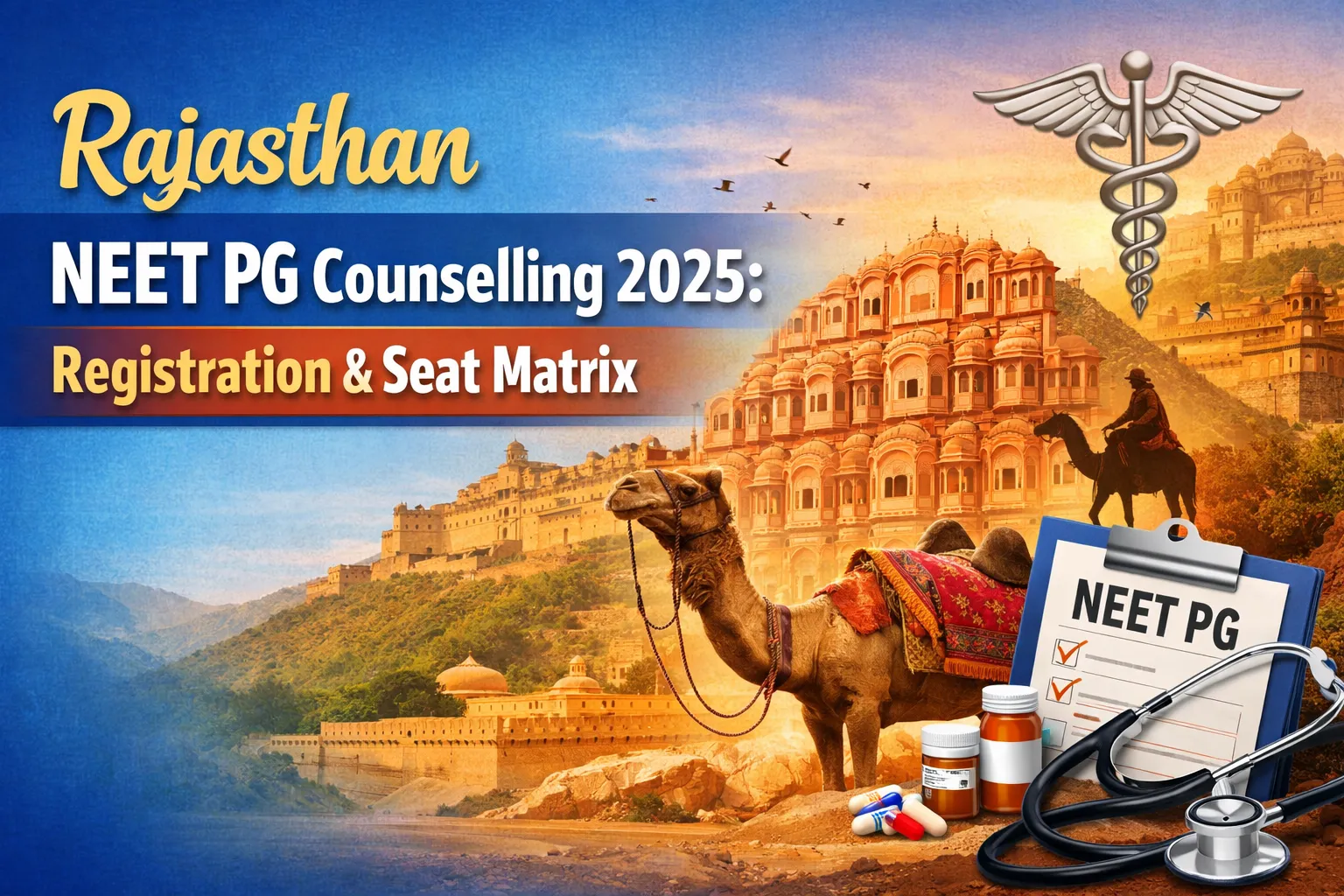 Rajasthan NEET PG counselling 2025 banner